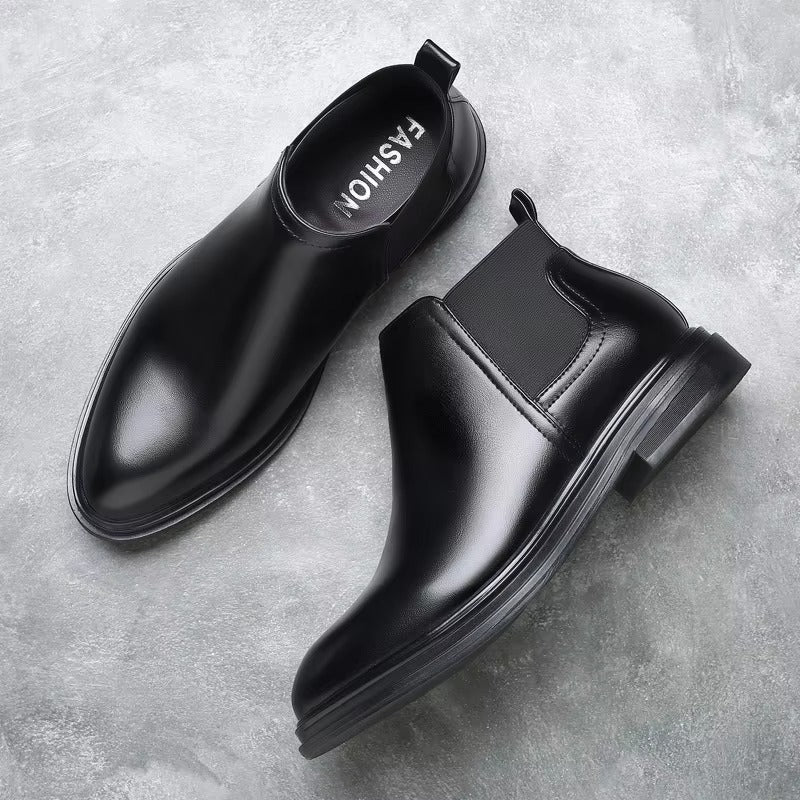 New Business Casual Black Formal Mens Sharp Casual Outdoor Cross-border Plus Size Mens Shoes