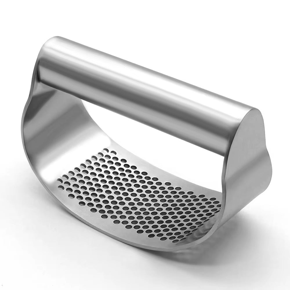Garlic Press Rocker Stainless Steel, Garlic Mincer Tool