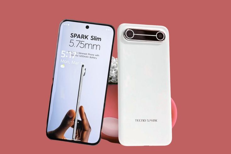 TECNO SPARK Slim: World's Thinnest 5.75mm Phone with 5200mAh+ Battery