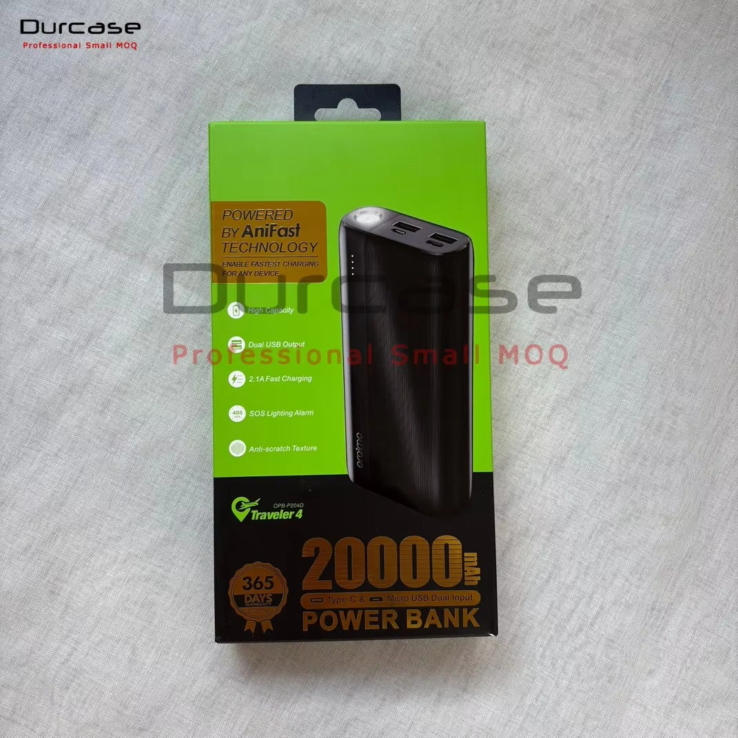 20000mAh Portable Power Bank-High-Capacity Fast Charging for Smartphones&Tablets