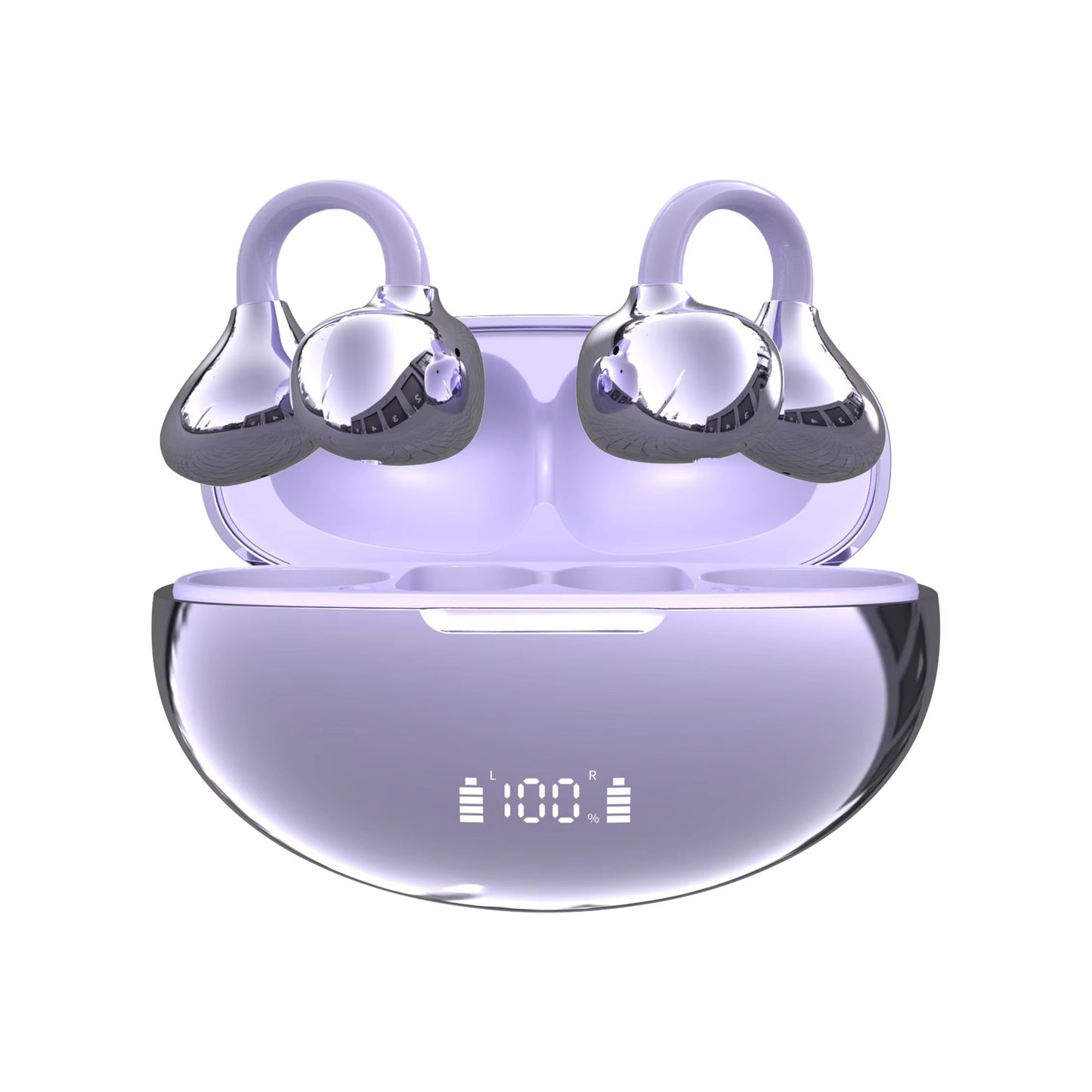 TWS In-Ear Headphones LED Battery Open Wireless Ear Noise Cancelling Sports Running Earphones