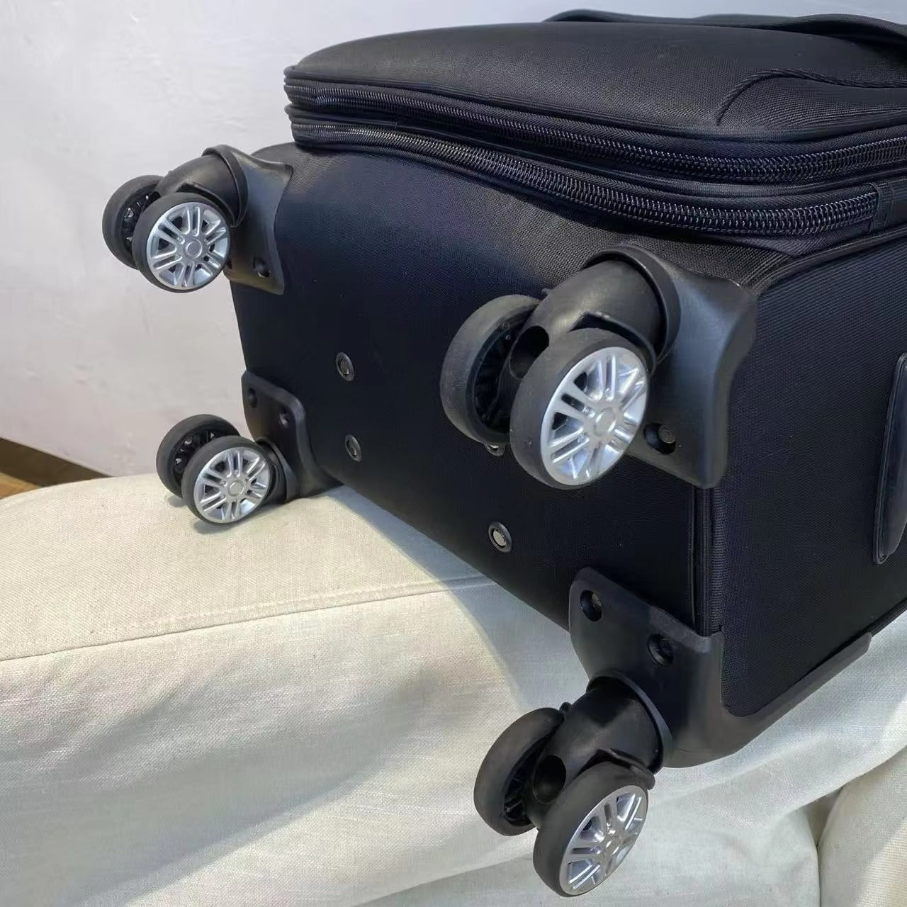 GEMULIN High Quality Fabric Luggage Business Soft Unisex Suitcase