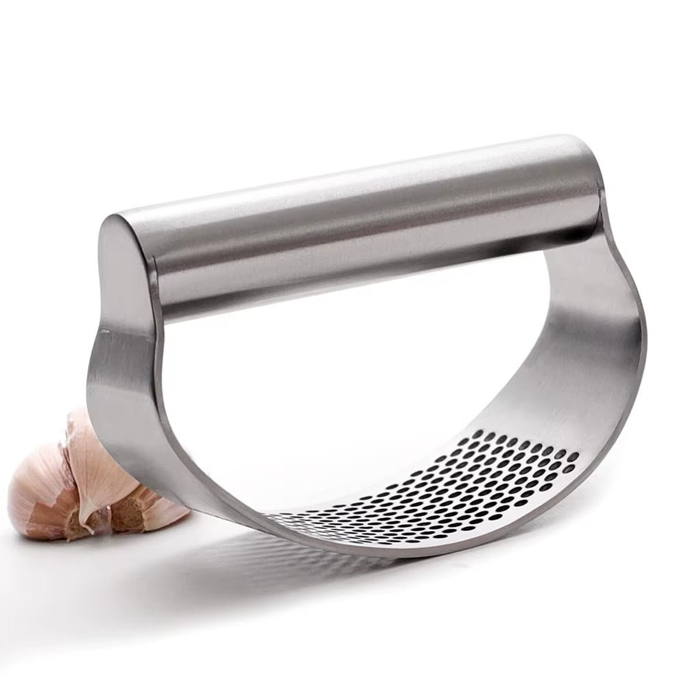 Garlic Press Rocker Stainless Steel, Garlic Mincer Tool