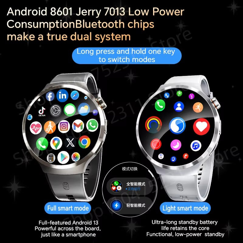5g smart watch with a rotating camera 64gb storage